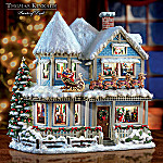 Thomas Kinkade 'Twas The Night Before Christmas Story House
